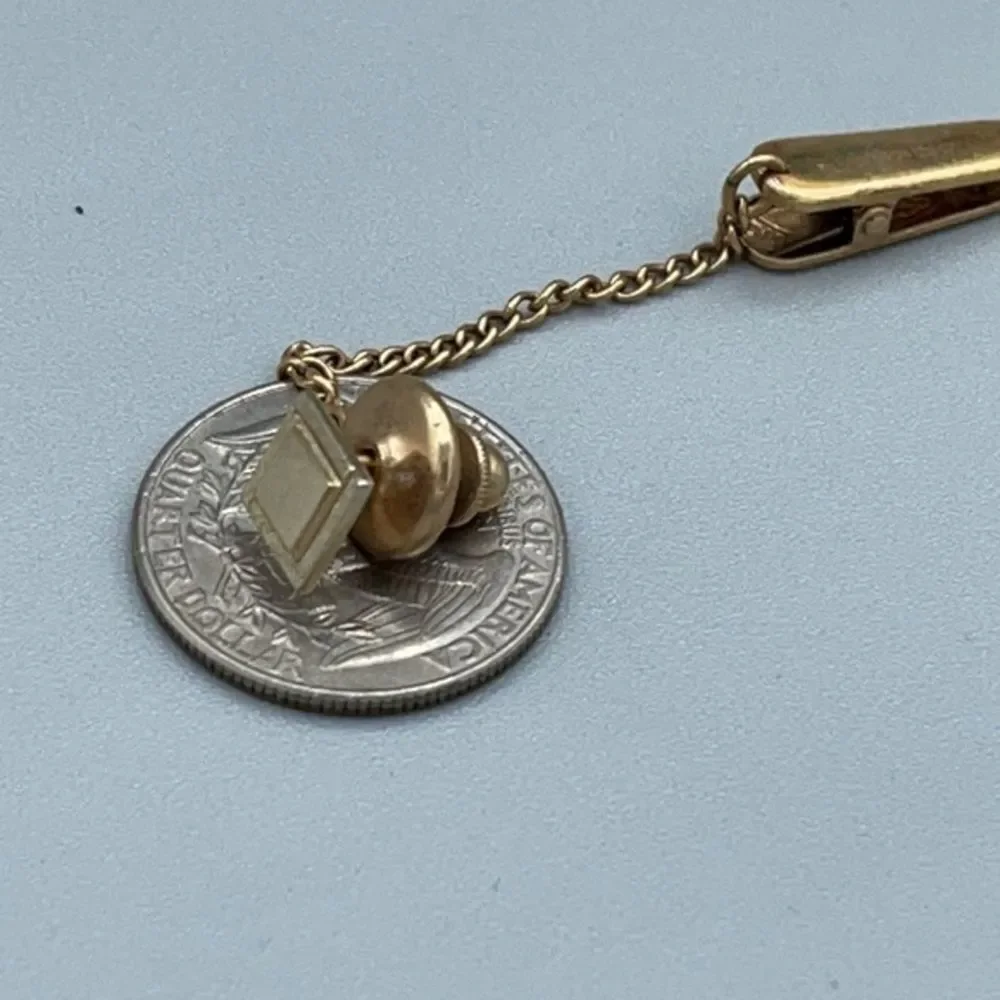 Vintage tie tac clip 1/20th 12K gold filled